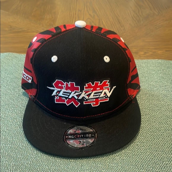 Headgear Classics Other - Tekken fitted 1994 Namco Zebra Red & Black cap.
